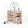 cubo multiattività montessori - gioco con forme in legno da inserire