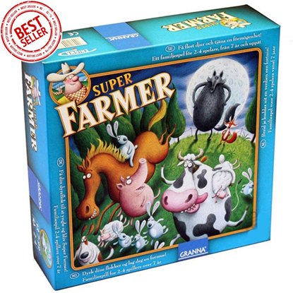 Scatola del gioco da tavolo Super Farmer