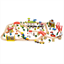 pista trenino in legno aeroporto Bigjigs Toys – set da 122 pezzi