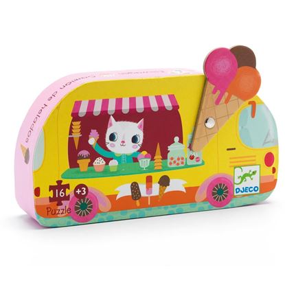 puzzle camion dei gelati djeco
