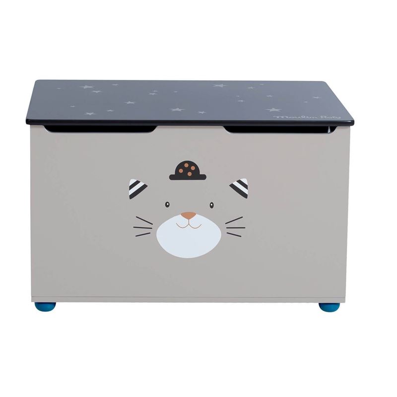 baule portagiochi gatto Moulin Roty – cassapanca porta giochi per la cameretta dei bambini roty