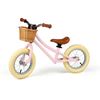 balance bike rosa – sella imbottita e manopole in gomma