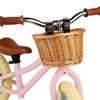 bici senza pedali – ruote gonfiabili e cestino in vimini