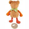 retro carillon peluche orsetto con asola e meccanismo estraibile