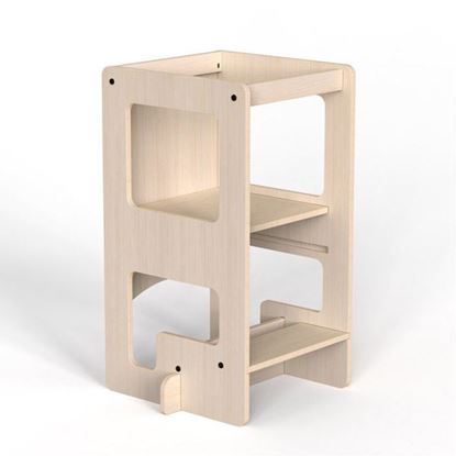 torre montessoriana trasformabile in legno di betulla – torre apprendimento bambini