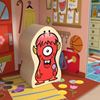 personaggio in legno del gioco dove wanda