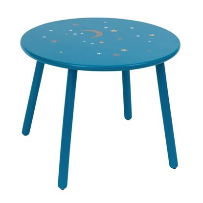 tavolo bambini in legno blu – tavolino moulin roty