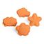 formine per sabbia per bambini in silicone arancioni – set giochi mare